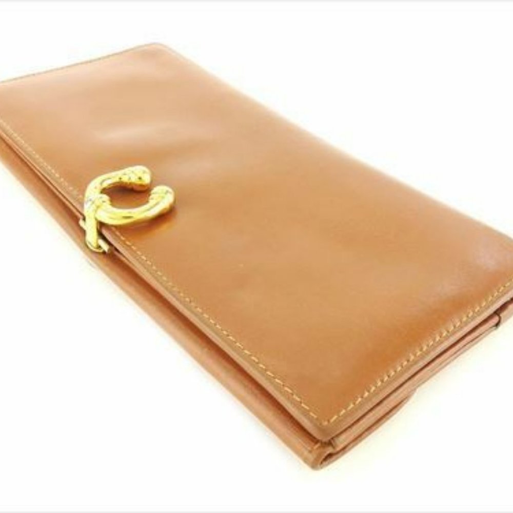Gucci Wallet Purse Long Wallet leather Brown Woman unisex Authentic Used T7729 - Picture 3 of 8